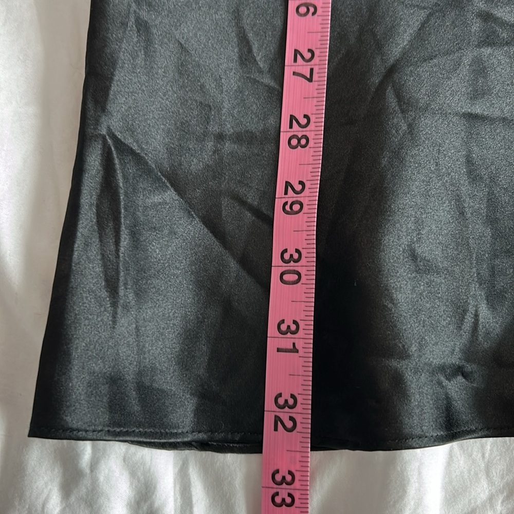 Y2K Black Floral Rose Lingerie Mini Slip Dress Women’s Size Medium - Picture 9 of 17